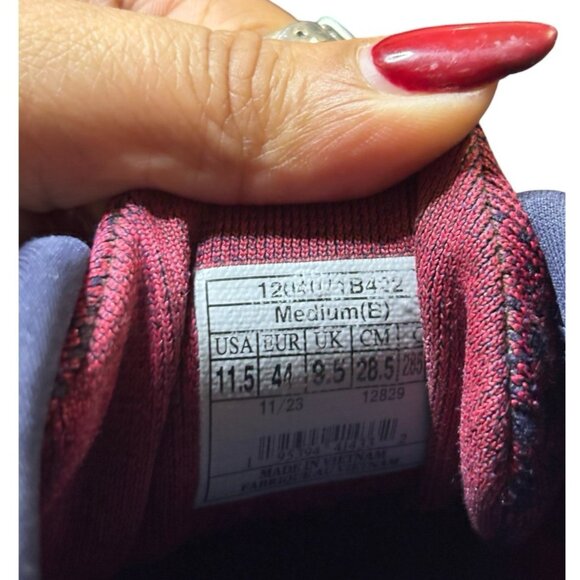 Brooks Ghost 16 Shoes Peacoat Raspberry Apricot Road Running Neutral Womens 11.5 - Picture 8 of 9